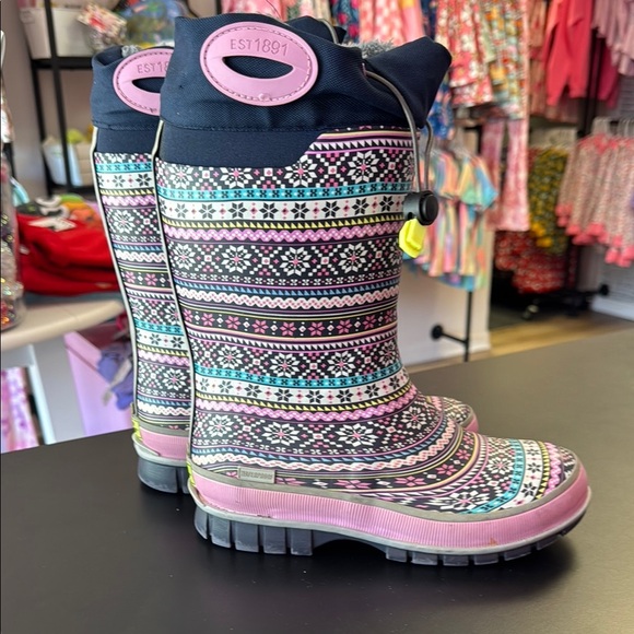 Western Chief Other - Western Chiefs Rain Snow Boots.  Fair Isle Style, youth size 3.